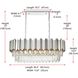 Willow 9 Light 14 inch Chrome Chandelier Ceiling Light