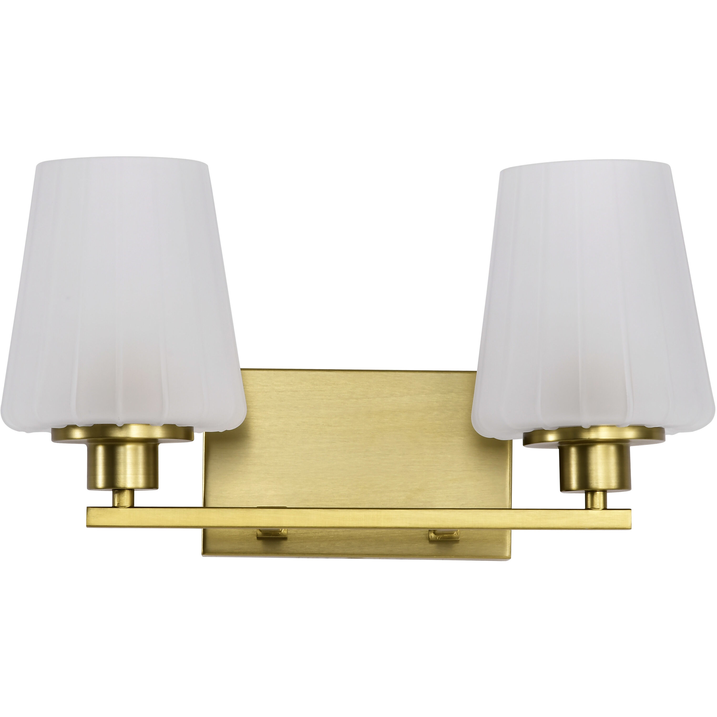 Lune 16 inch Vintage Brass Vanity Wall Light