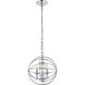 Wallace 3 Light 12 inch Chrome Pendant Ceiling Light