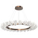 Blossom LED Burnished Bronze Chandelier Ceiling Light, Ring