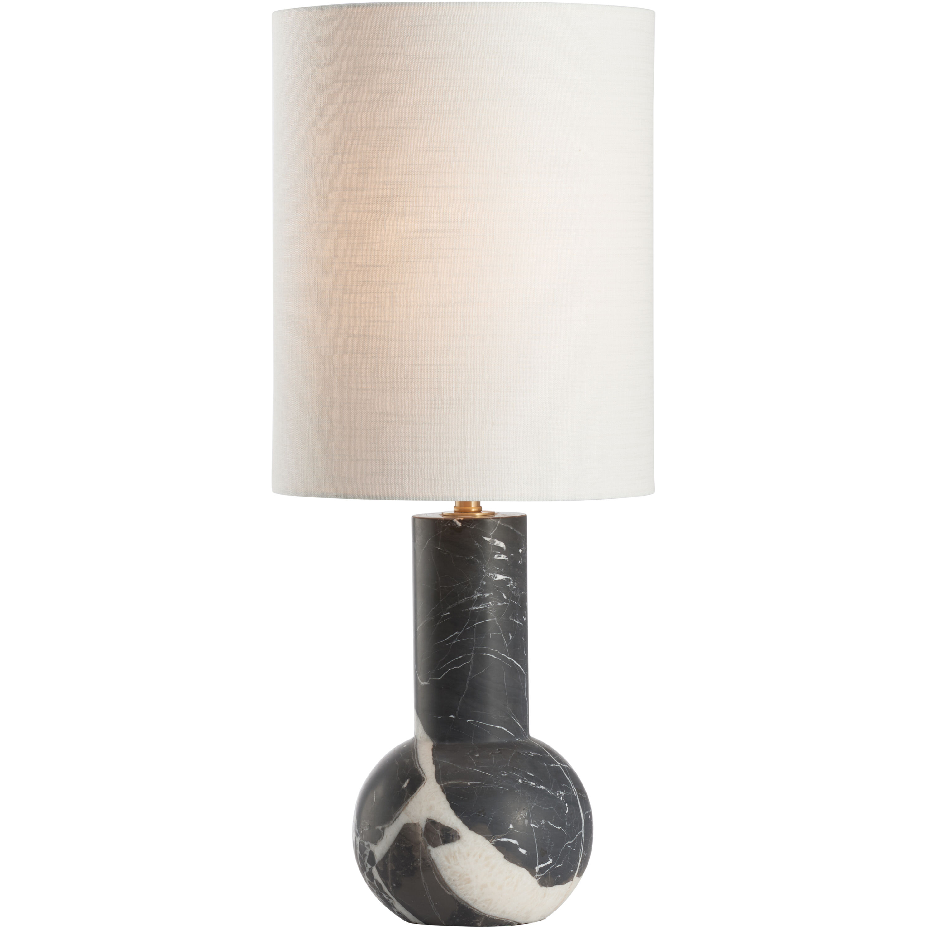 Marble 16.5 inch 100.00 watt Gray Table Lamp Portable Light
