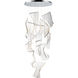 Rinkle LED 27.5 inch Polished Chrome Multi-Light Pendant Ceiling Light