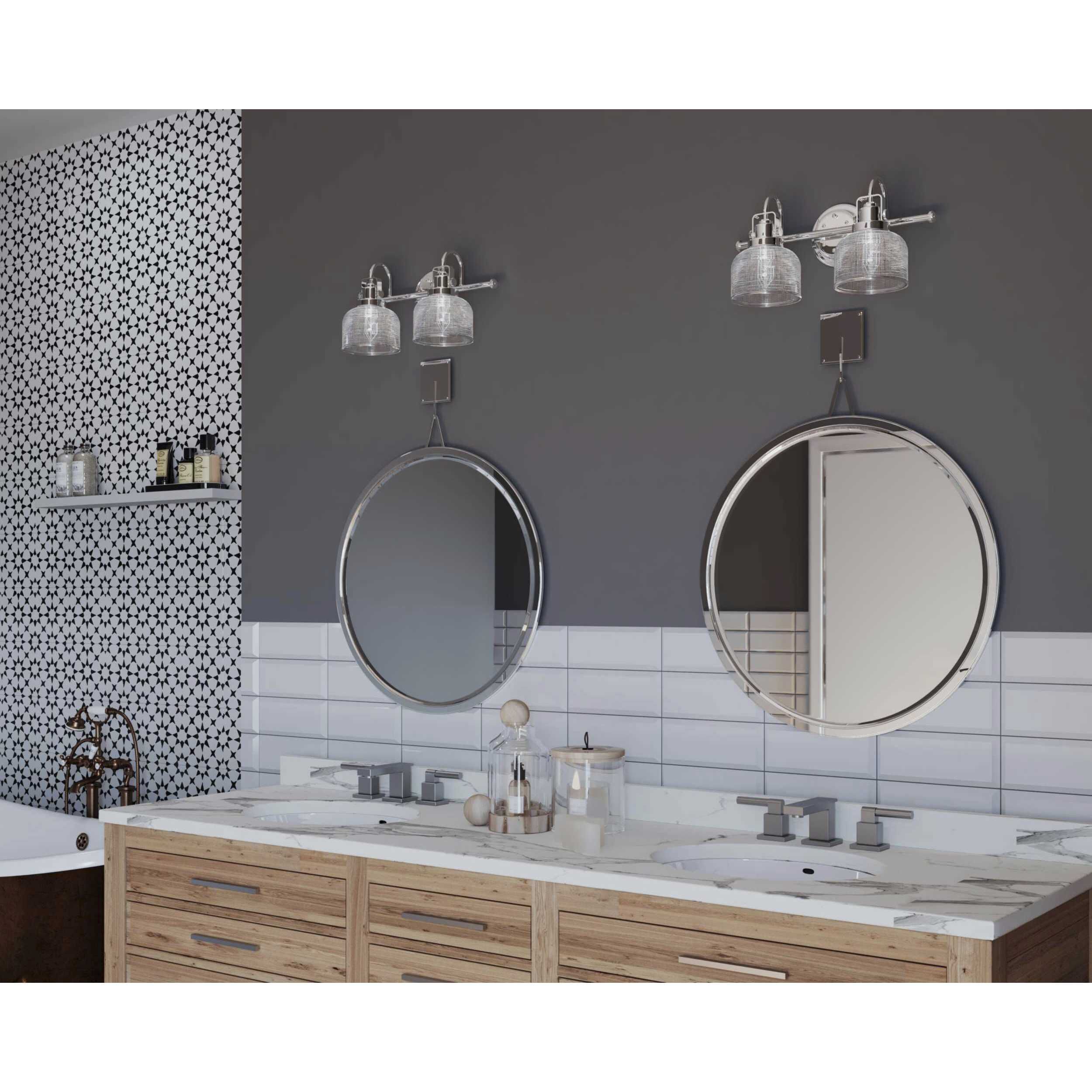 Archie 2 Light 17 inch Polished Chrome Bath Vanity Wall Light