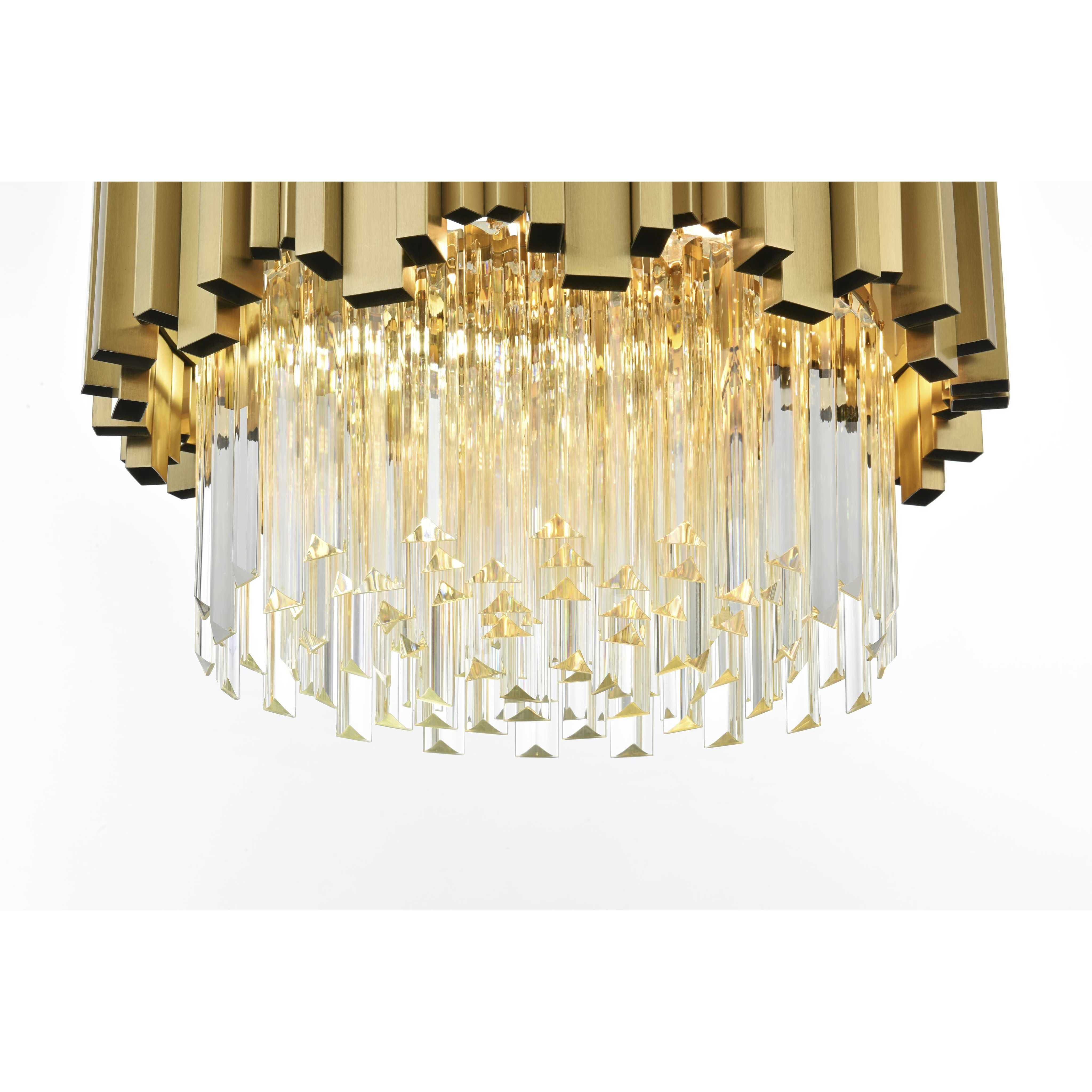 Willow 4 Light 16 inch Satin Gold Chandelier Ceiling Light