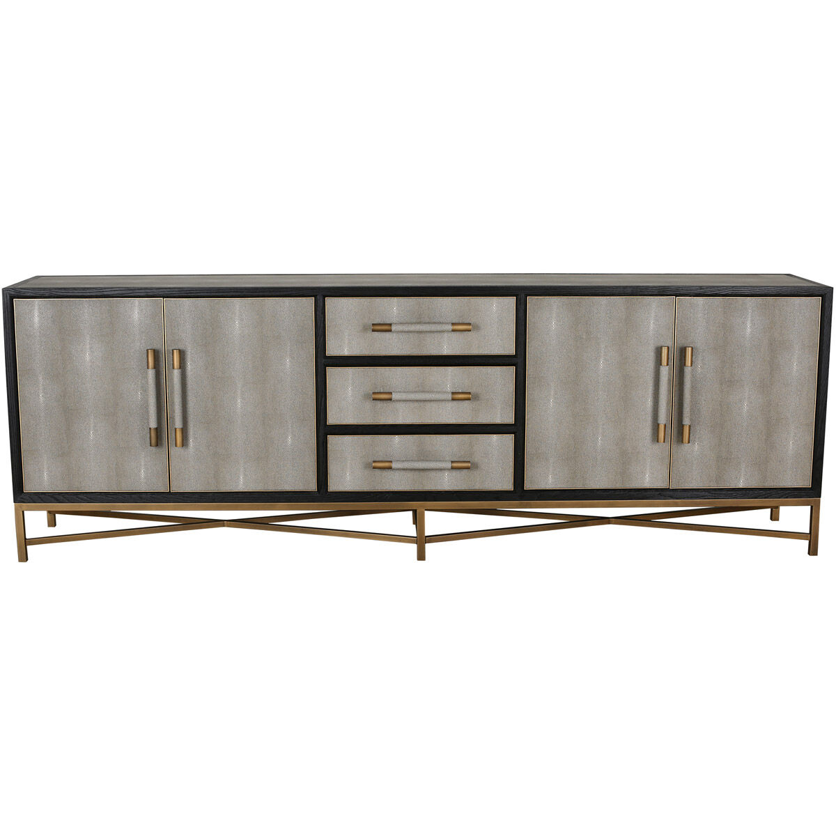 Moe s Home Collection VL 1061 15 Mako 100 X 18 inch Grey Sideboard