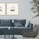 Wild Escape White and Green and Blue Framed Art
