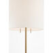 Richard June Sayer 62 inch 60 watt Ivory Stoneware Floor Lamp Portable Light