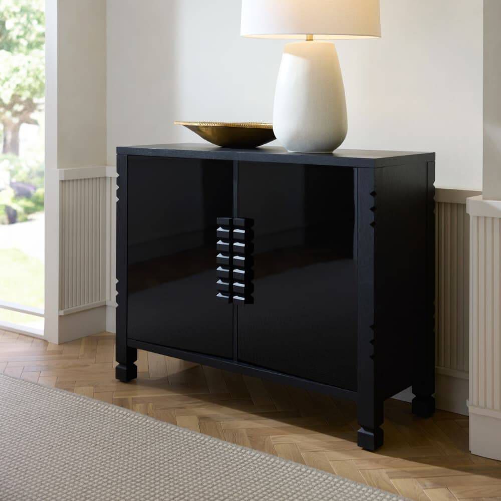 Jericho Black and Ebony Cabinet
