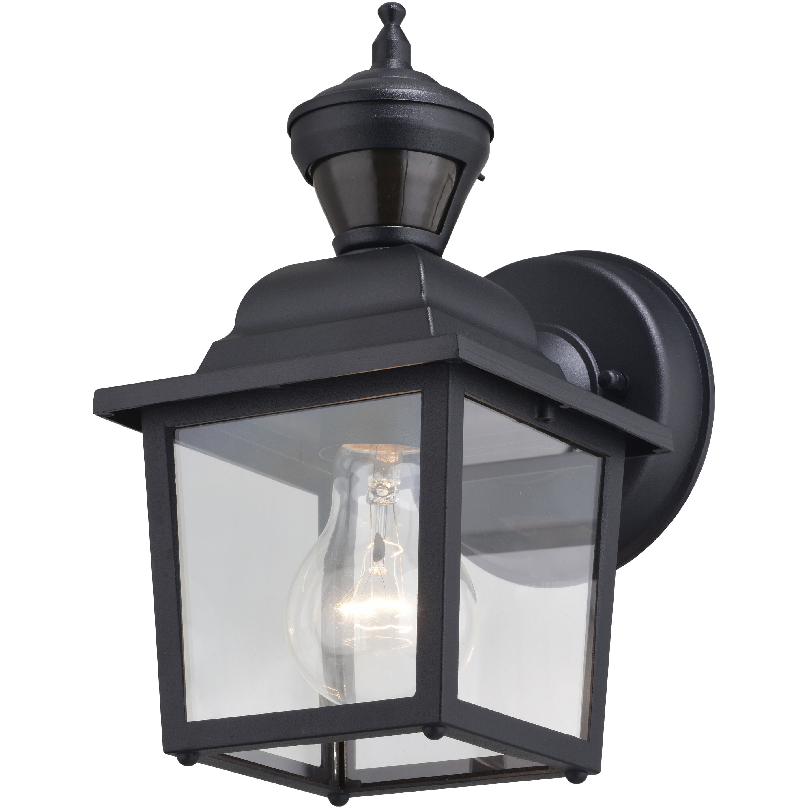 Bedford Textured Black Outdoor Motion Sensor