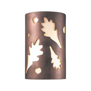 Ambiance LED 7.75 inch Antique Copper ADA Wall Sconce Wall Light