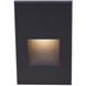 Tyler 120 3.80 watt Black Step and Wall Lighting in White, WAC Lighting