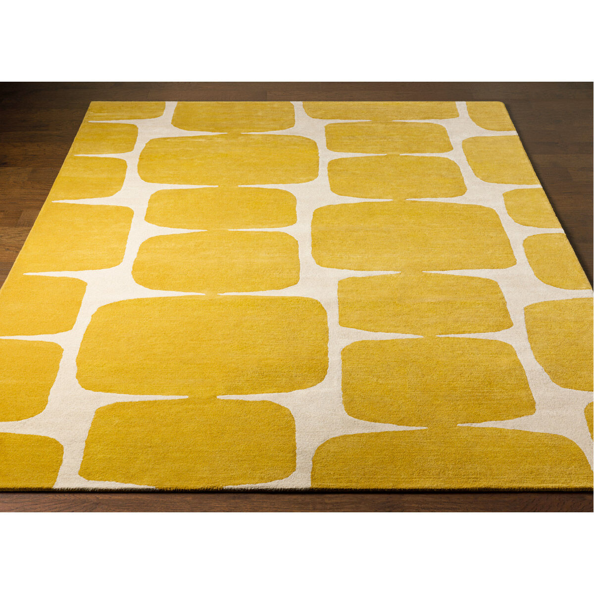 Scion 63 X 39 inch Mustard Rug in 3 x 5, Rectangle