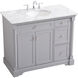 Clarence 42 X 22 X 35 inch Grey Vanity Sink Set