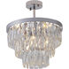 Canada 6 Light 15.75 inch Chrome Chandelier Ceiling Light