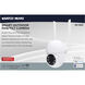 Brentwood LED 4.43 inch White Outdoor Security Light