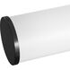 Phase 6.2 LED 36 inch Black Linear Vanity Light Wall Light