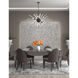Sienna 10 Light 42 inch Black Pendant Ceiling Light