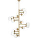Millikan 15 Light 38.75 inch Signature Brass Pendant Ceiling Light