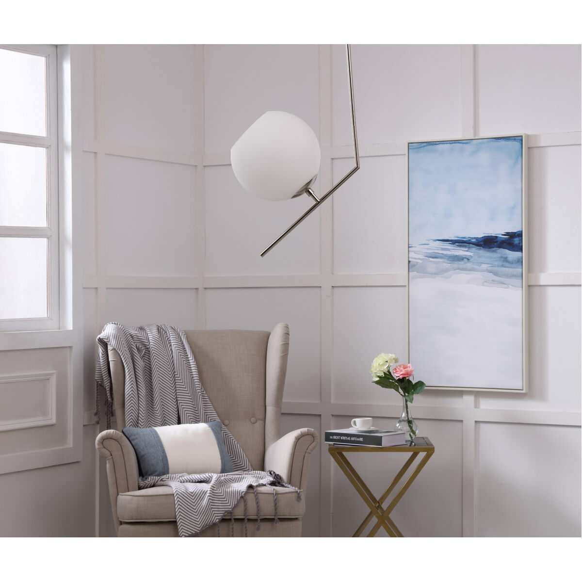 Ryland 1 Light 16 inch Chrome Pendant Ceiling Light