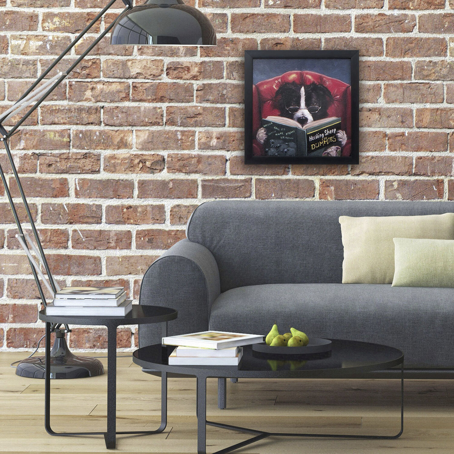 Animals 11 X 11 inch Non-Glass Framed Art, Propac