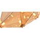 Canada 9 Light 12 inch Gold Chandelier Ceiling Light