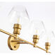 Gene 4 Light 38 inch Brass Wall sconce Wall Light