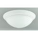 Signature 2 Light 16 inch White Flushmount Ceiling Light