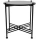 Argus 16 inch Black Accent Table