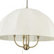Alora Mood Crosby Pendant Ceiling Light in Brushed Gold