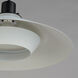 Oslo 1 Light 19 inch Black/White Single Pendant Ceiling Light