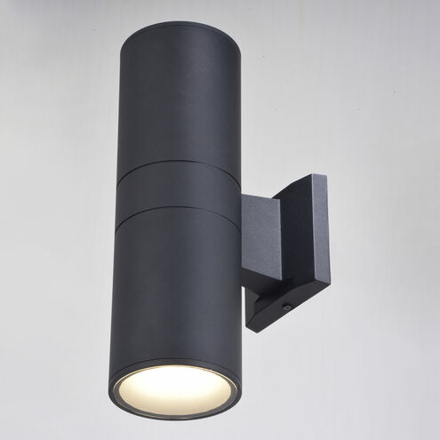 Chiasso LED 13 inch Textured Black Outdoor Wall