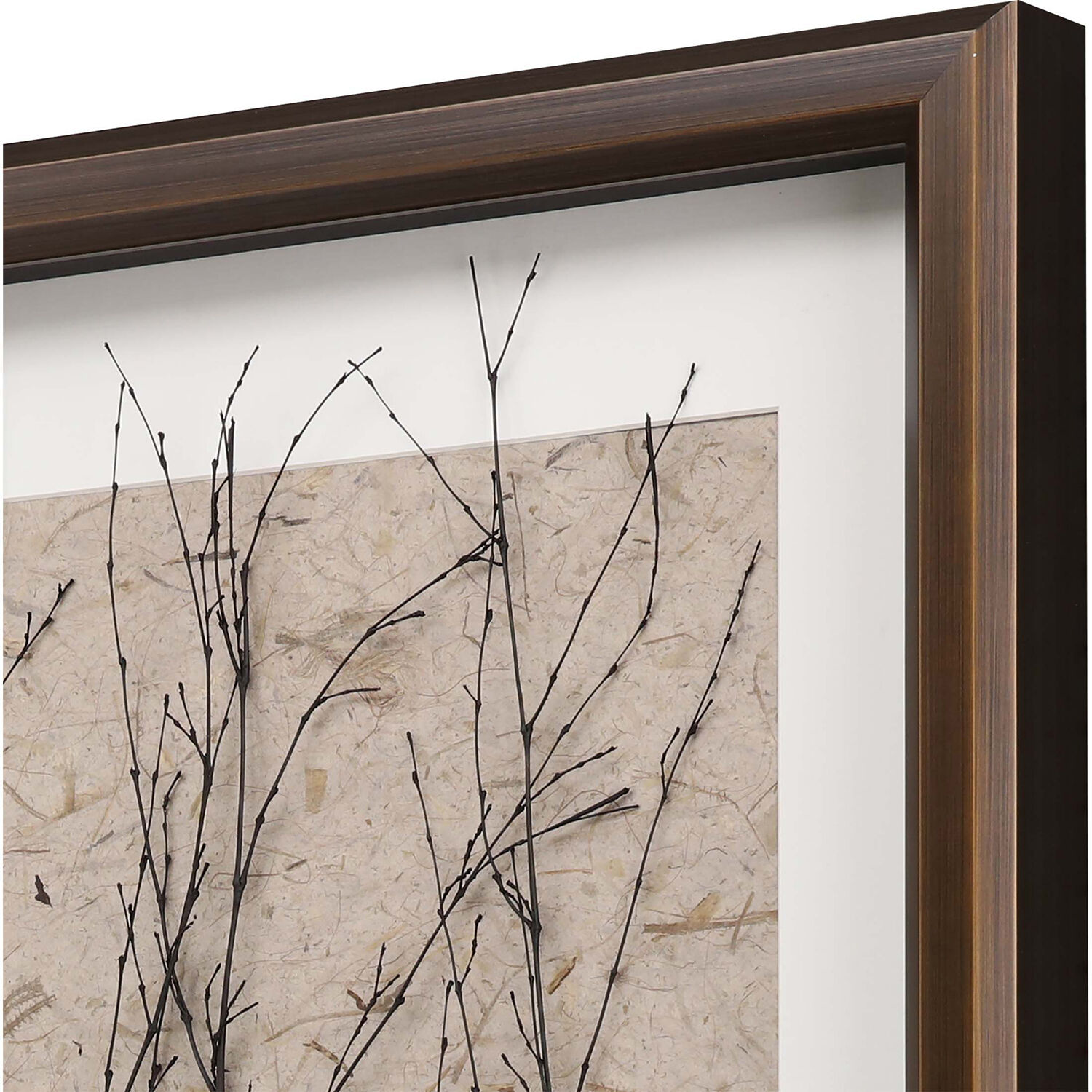 Naturals Brown and Black and Beige and Neutral Framed Art
