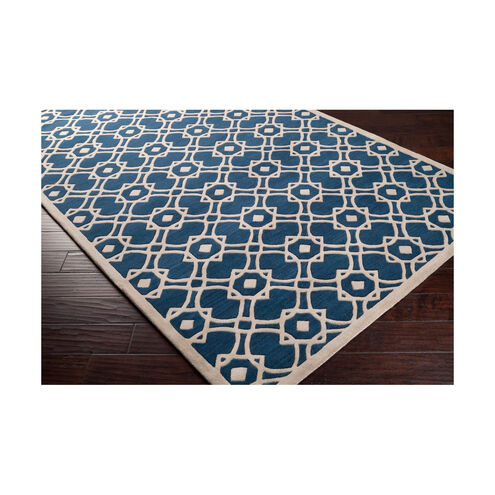 Goa 156 X 108 inch Blue and Neutral Area Rug, Wool