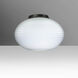 Pape 12 LED 11.75 inch Black Semi-Flush Mount Ceiling Light