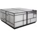 Braque 32.75 X 16 inch Smokey Gray and Black Coffee Table