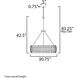 Satori 6 Light 30.75 inch Ecru Chandelier Ceiling Light