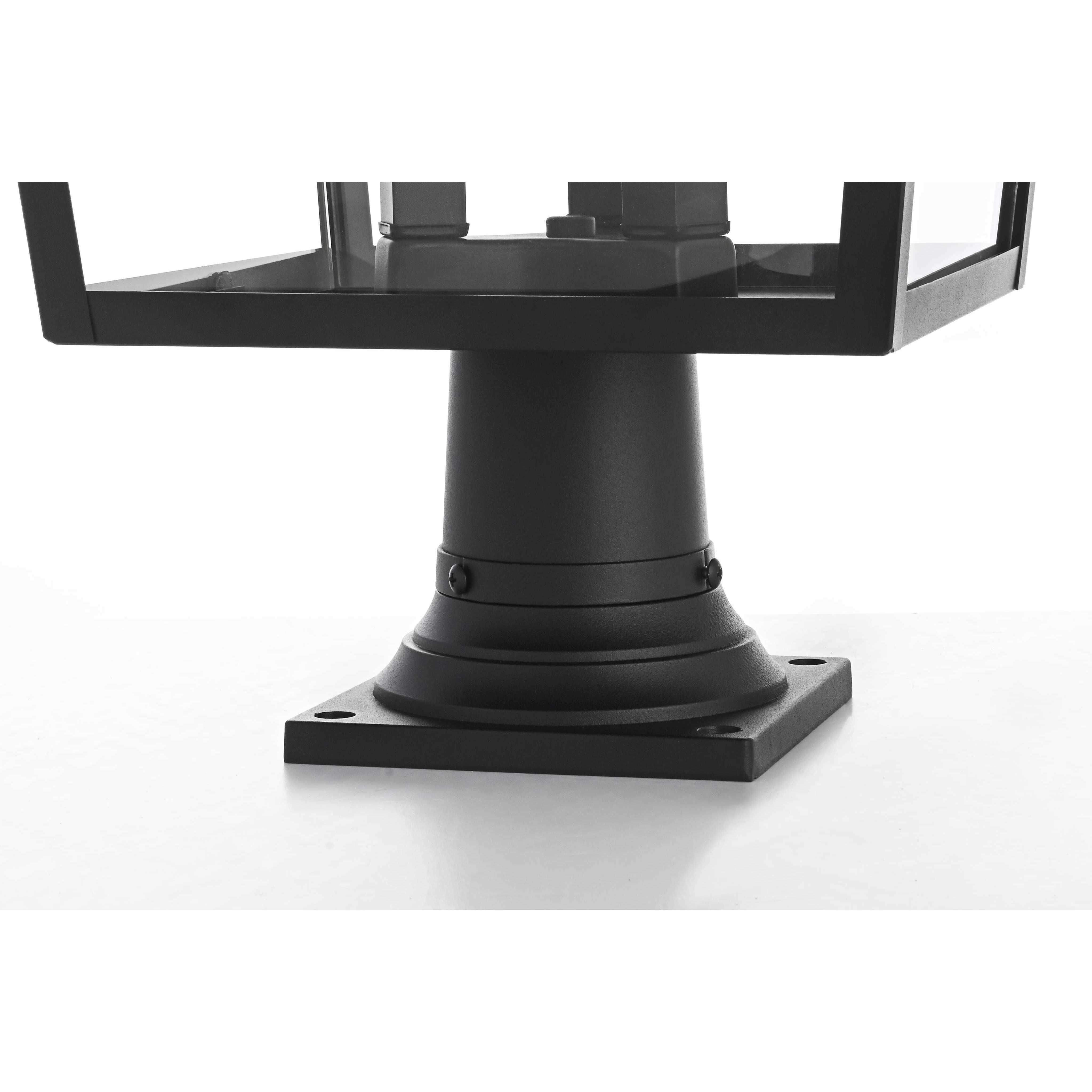 Oxford 3 Light 27.5 inch Black Outdoor Post Light