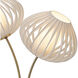 Bloom 30.7 inch 9 watt Weathered Brass Table Lamp Portable Light