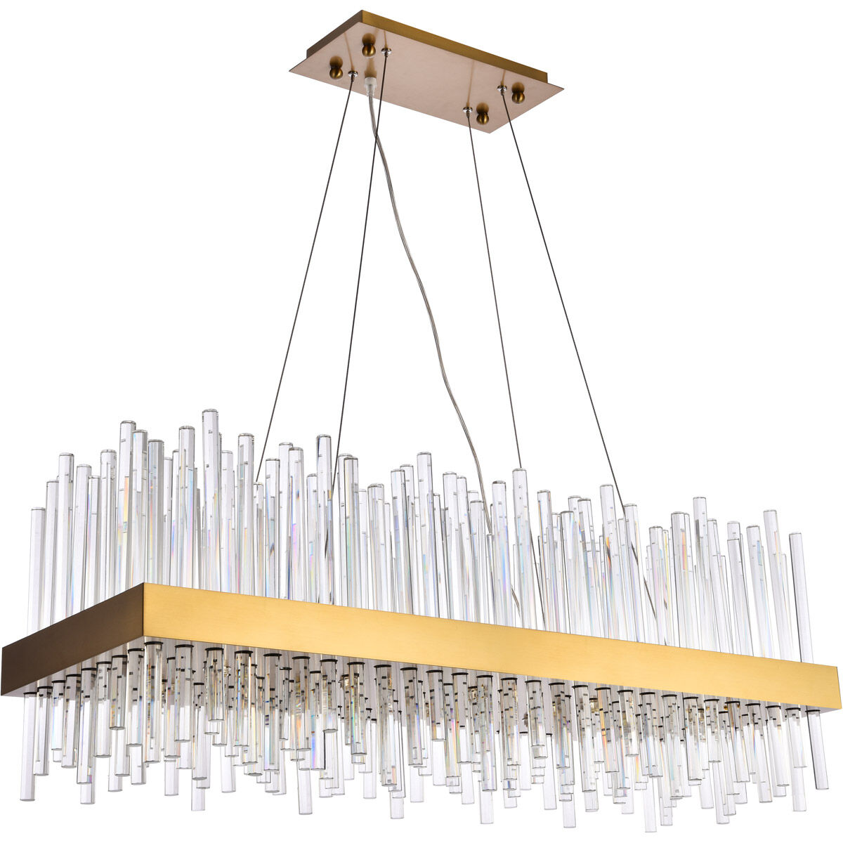 Dallas 20 Light 36 inch Gold Chandelier Ceiling Light