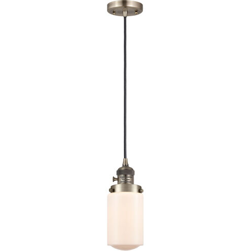 Franklin Restoration Dover LED 5 inch Antique Brass Mini Pendant Ceiling Light