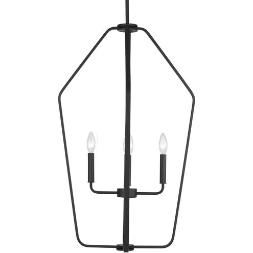 Kennan 4 Light 18.88 inch Midnight Black Chandelier Ceiling Light