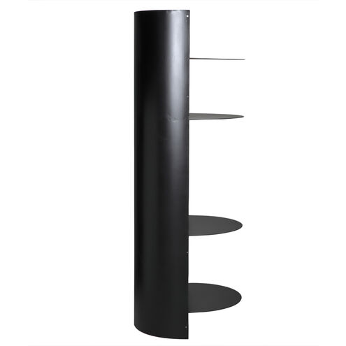 Fassbender Matte Black Bookcase, Set of 3