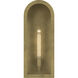 Marea 1 Light 20.25 inch Natural Brass Outdoor Wall Light