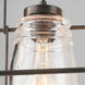 Turner 5 Light 50 inch Nordic Grey Island Ceiling Light