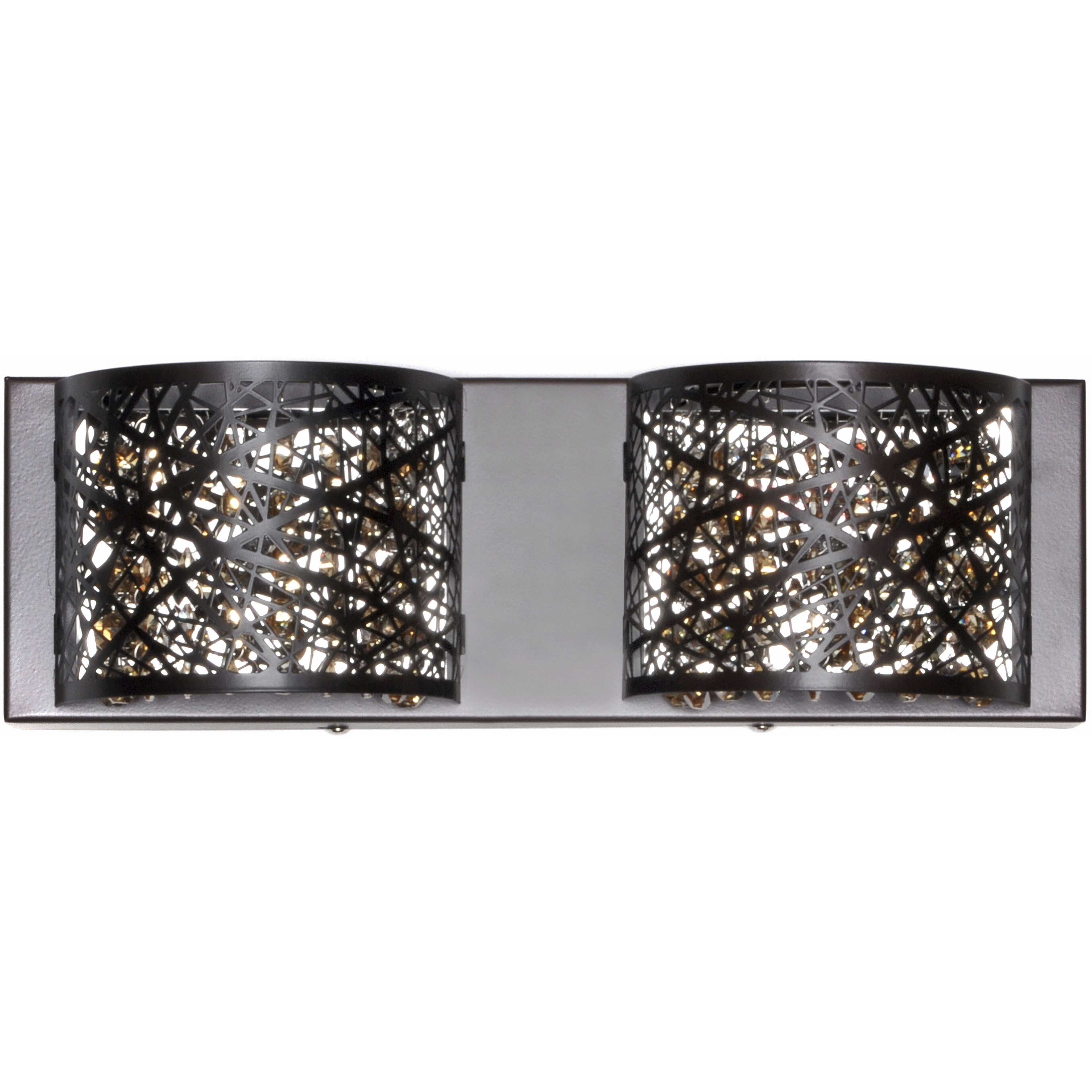 Troy 2 Light 15.75 inch Bronze Bath Vanity Light Wall Light