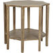 Ariana 30 X 30 inch Washed Walnut Side Table