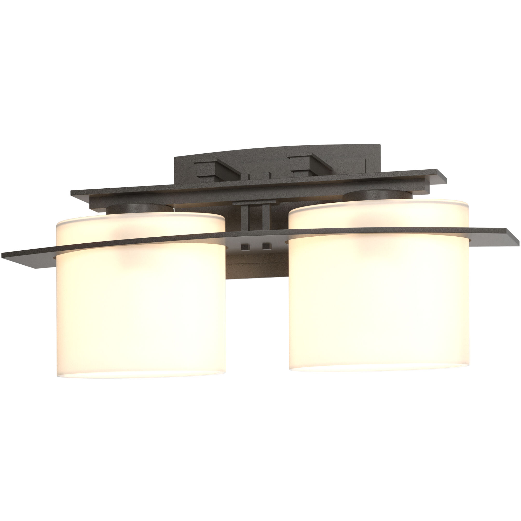 Arc Ellipse 2 Light 17.1 inch Dark Smoke Sconce Wall Light