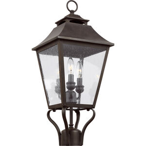 Sean Lavin Galena 3 Light 23.25 inch Sable Outdoor Post Lantern