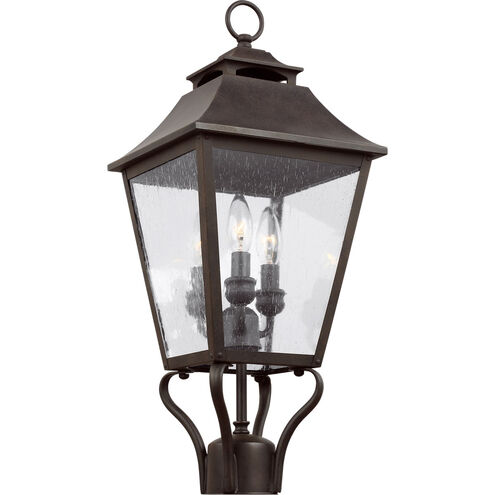 Sean Lavin Galena 3 Light 23.25 inch Sable Outdoor Post Lantern