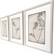 Wildflower Stems Brown and Gray and Neutral Framed Art, Propac